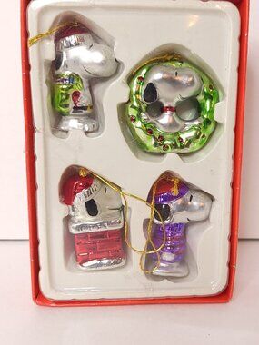 Kurt S. Adler Snoopy Ornaments